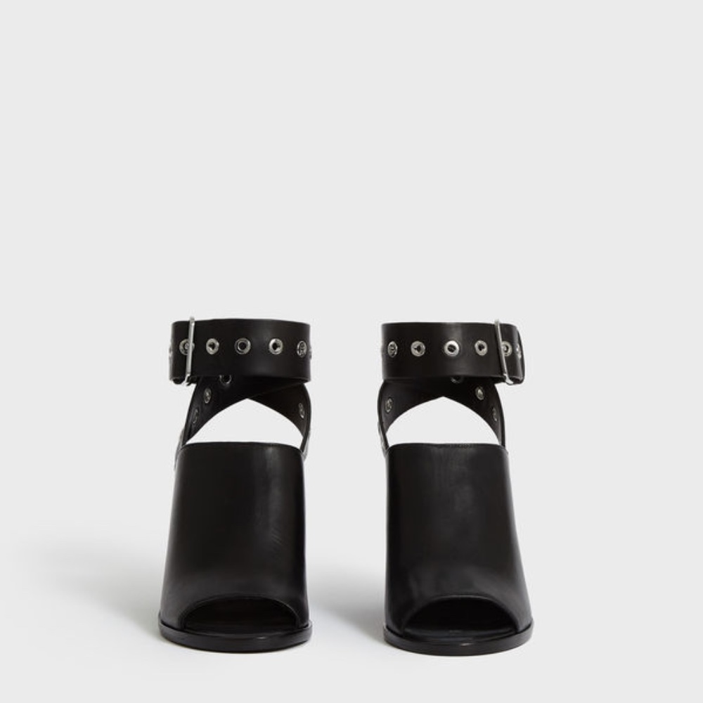 ALL SAINTS Pomola leather heeled sandals - Picture 3 of 8